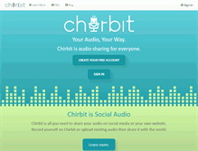 Tablet Screenshot of chirbit.com